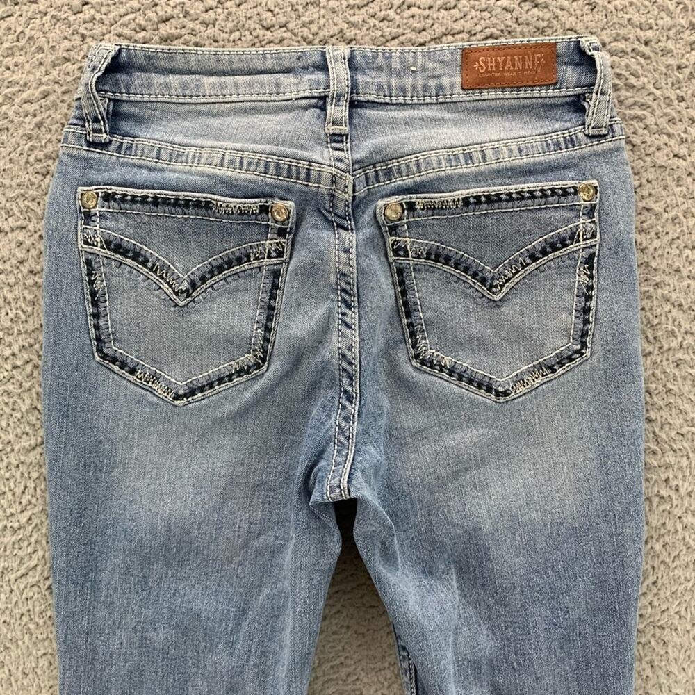 Shyanne Light Blue Flare Jeans - Picture 4 of 15